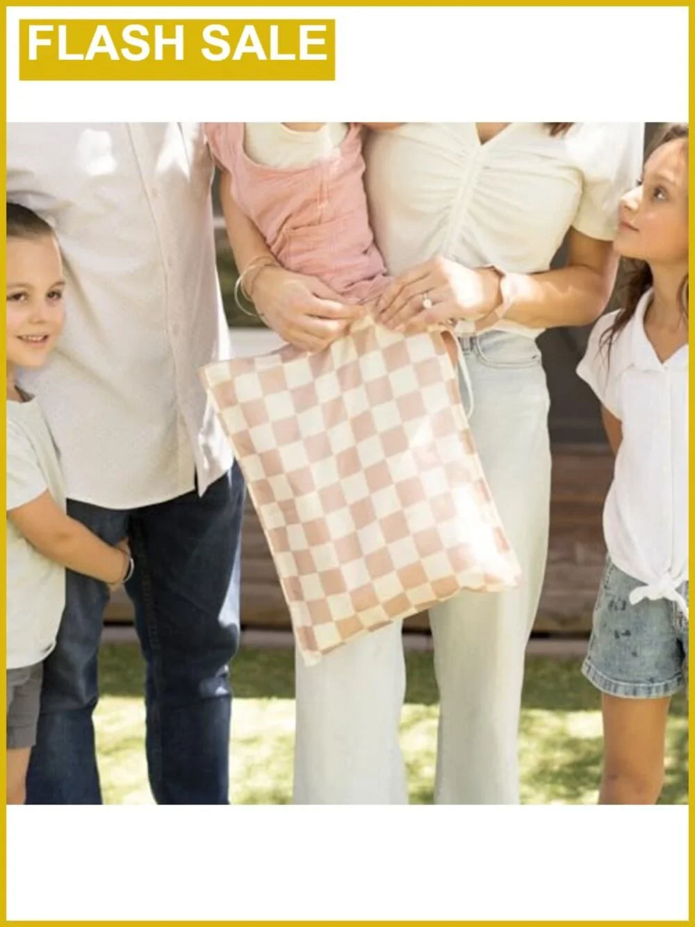 2-Pack Reusable Waterproof Wet Bags for Swimsuits & Baby Clothes